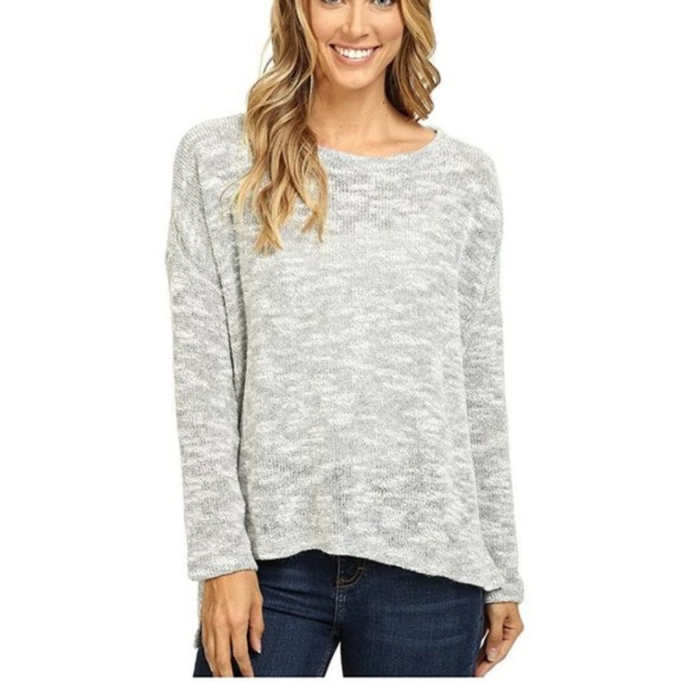 Sanctuary Easy Street Popover Sweater Grey Size Small